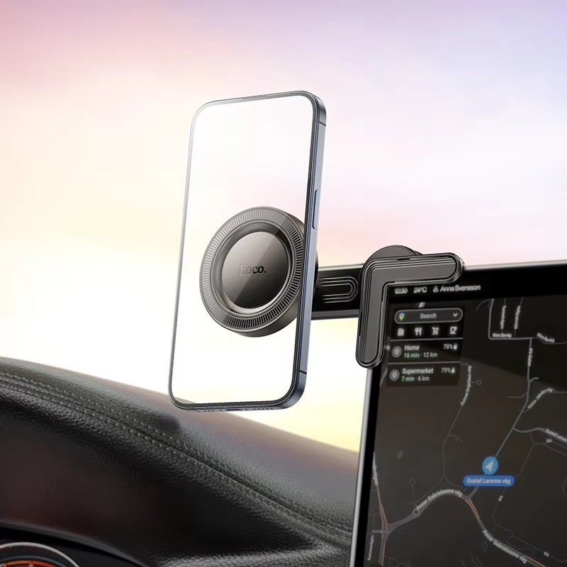 Hoco H57 Magnetic Car Phone Holder for Tesla Display APP Foldable Degree Rotation Metal Car Mount for iPhone 13 14 15 16 Pro Max Hoco H57 Magnetic Car Phone Holder for Tesla Display APP Foldable Degree Rotation Metal Car Mount for iPhone 13 14 15 16 Pro Max